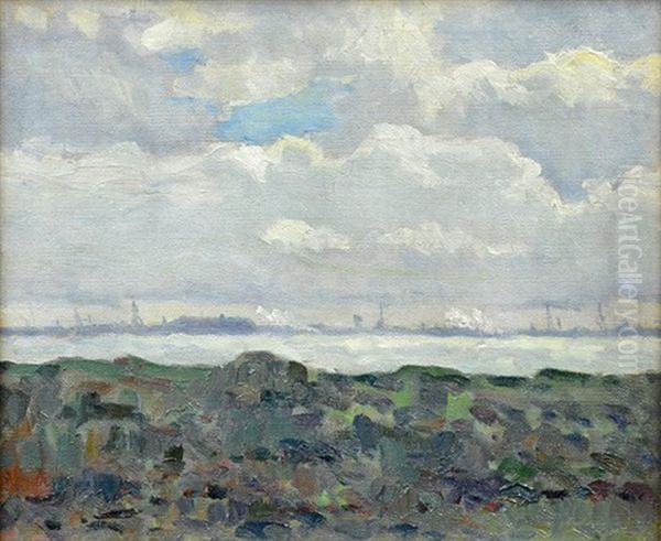 Against The Storm Oil Painting by Phillips Frisbee Lewis