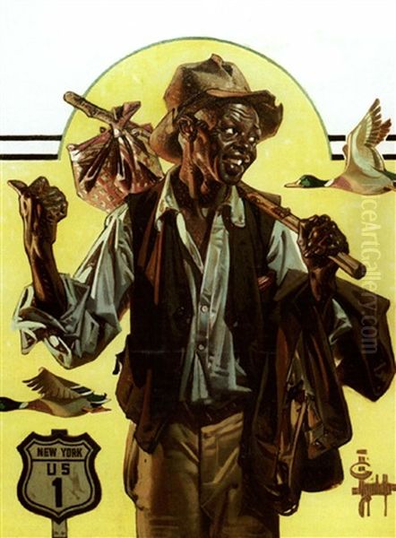 Going South (saturday Evening Post) Oil Painting by Joseph Christian Leyendecker
