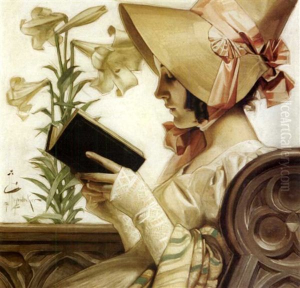 Easter (saturday Evening Post Cover) Oil Painting by Joseph Christian Leyendecker