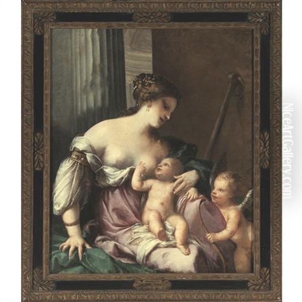 Allegory Of Hope Oil Painting by Pietro (Libertino) Liberi