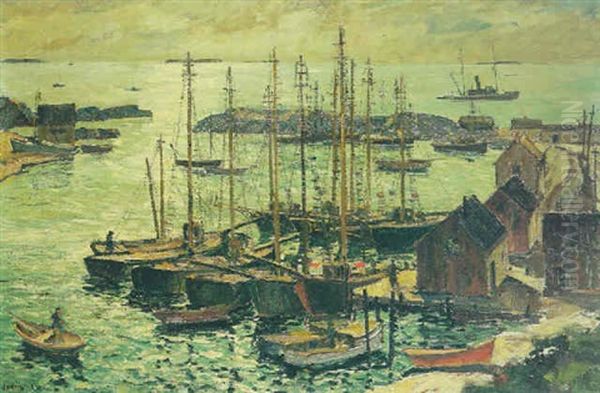 Menemsha Bight Oil Painting by Jonas Lie
