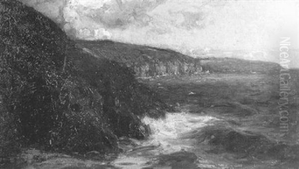 Steilkuste Oil Painting by Alfred Liedtke