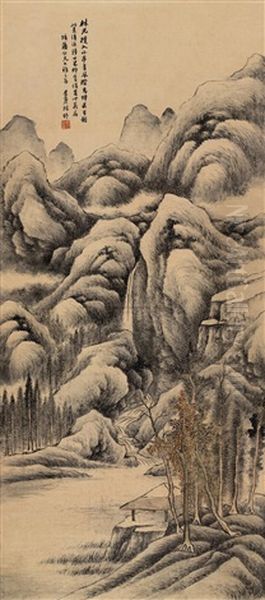 Landscape Oil Painting by  Lin Shu
