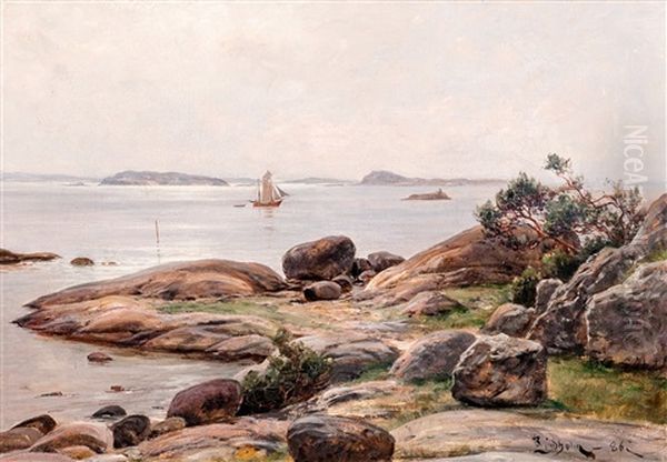 Saro, Gothenburg Oil Painting by Berndt Adolf Lindholm