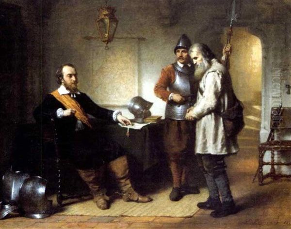 Het Reglement Oil Painting by Lambertus Lingeman