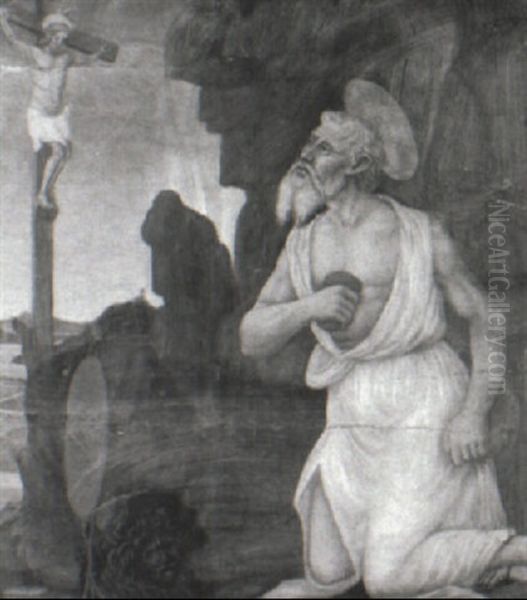 St. Jerome Oil Painting by Filippino Lippi