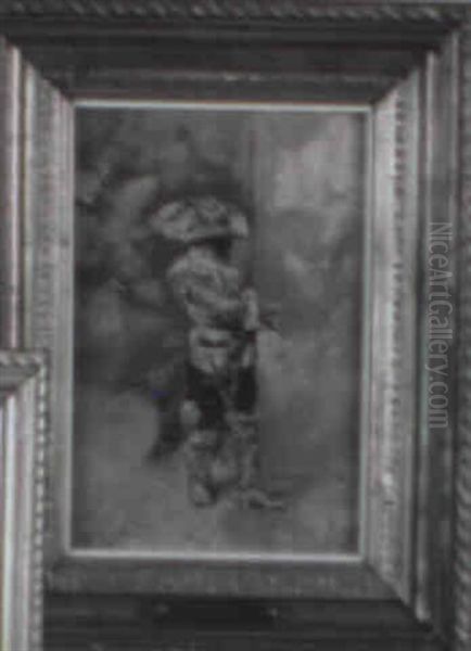 Soldier Oil Painting by Angel (Monedero) Lizcano y Esteban