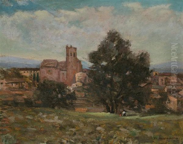 Vista De Llado Oil Painting by Maria Llavanera Miralles