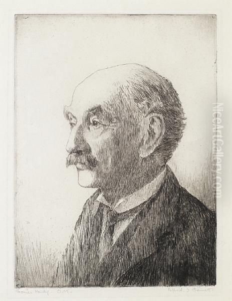 Hardy Thomas Oil Painting by William James Bennett