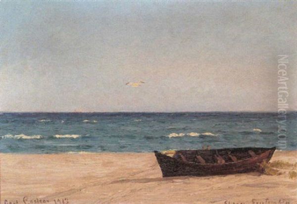 Septembersol Oil Painting by Carl Ludvig Thilson Locher