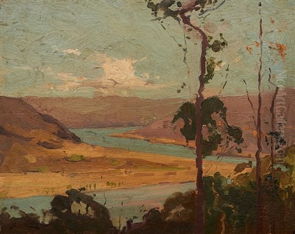 The Hawkesbury Oil Painting by Sydney Long