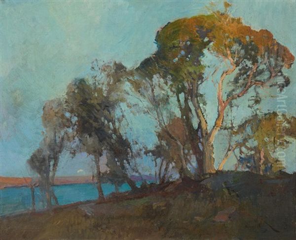 Evening Glow, Georges River Oil Painting by Sydney Long