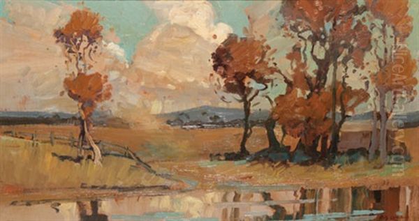 Landscape Oil Painting by Sydney Long