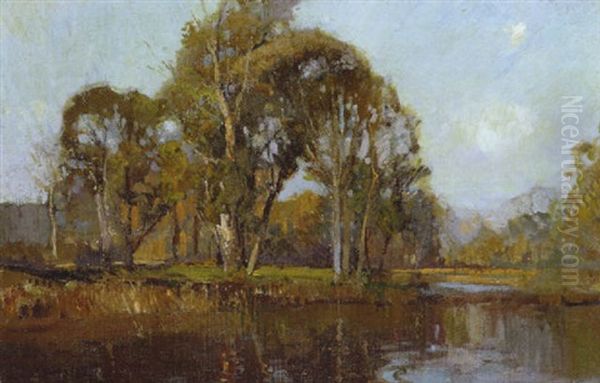 Tranquil Waters Oil Painting by Sydney Long