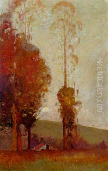 Moonlight Pastoral Oil Painting by Sydney Long