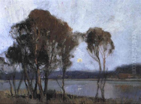 Narrabeen Lake, Sydney Oil Painting by Sydney Long