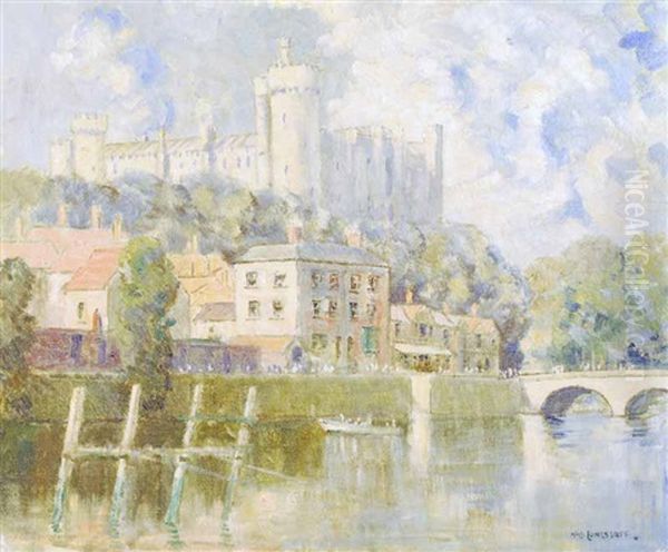 Arundel Castle Oil Painting by William Francis (Will) Longstaff