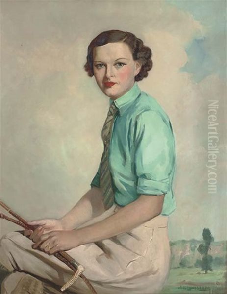 The Outdoor Girl Oil Painting by William Francis (Will) Longstaff