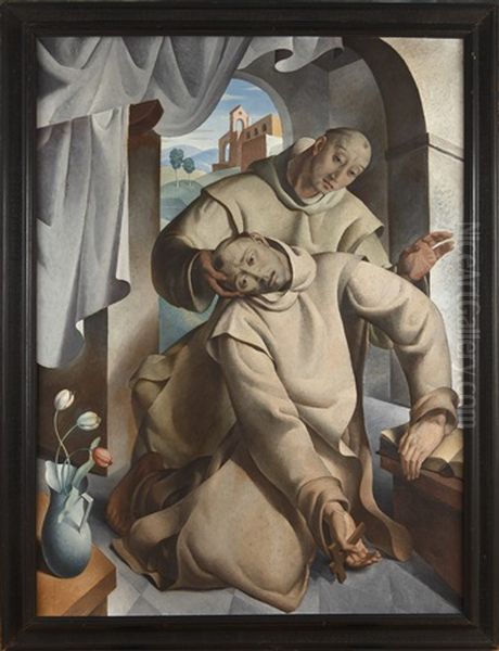 Cartujos Oil Painting by Francisco Lorente