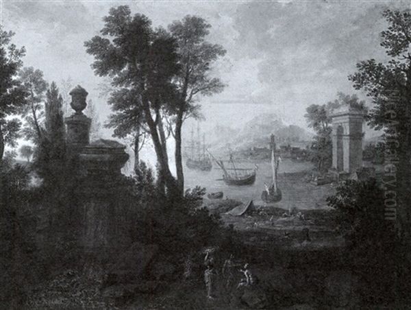 Classical Landscape Oil Painting by Claude Lorrain (Claude Gellee)