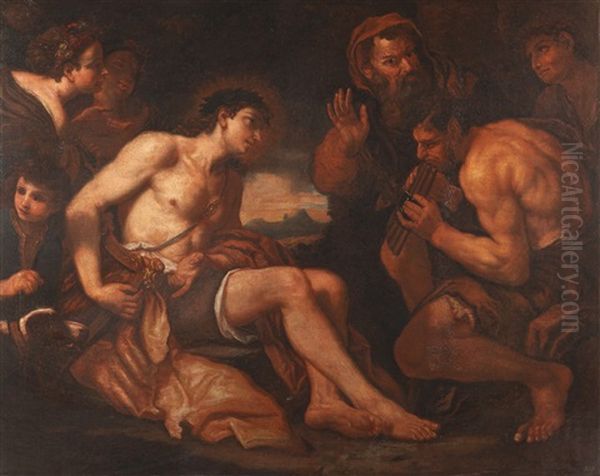 The Musical Contest Between Apollo And Marsyas by Johann Carl Loth