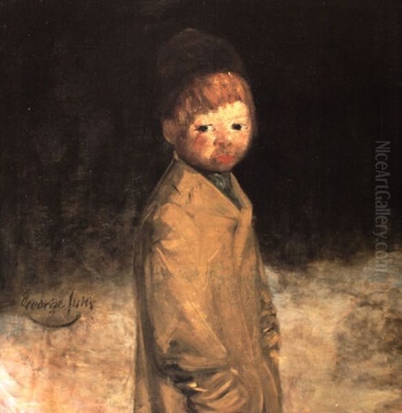 The Sand Artist Oil Painting by George Benjamin Luks