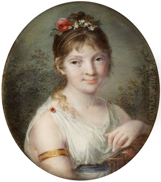 Romarinna Oil Painting by Egron Sellif Lundgren