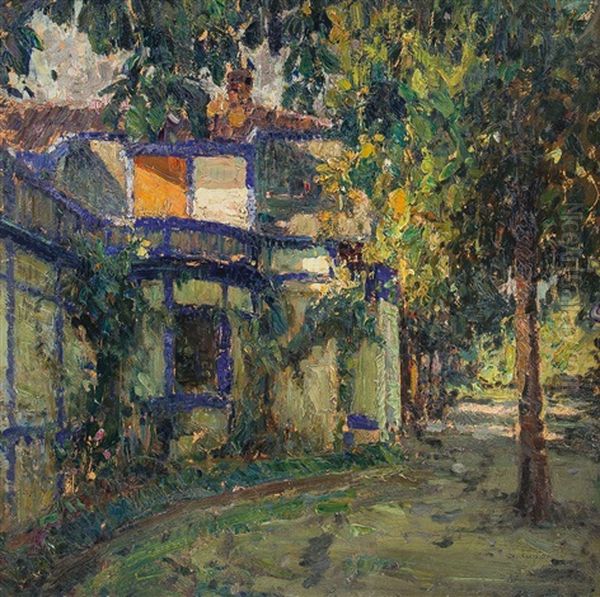 Casolare In Campagna Oil Painting by Alessandro Lupo