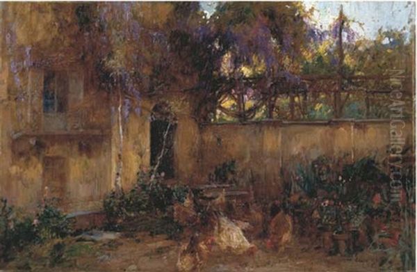 Nel Giardino Oil Painting by Alessandro Lupo