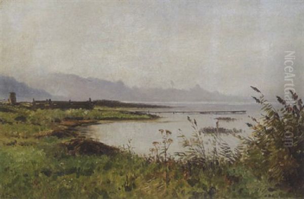 See Von Ratzeburg Oil Painting by Ascan Lutteroth