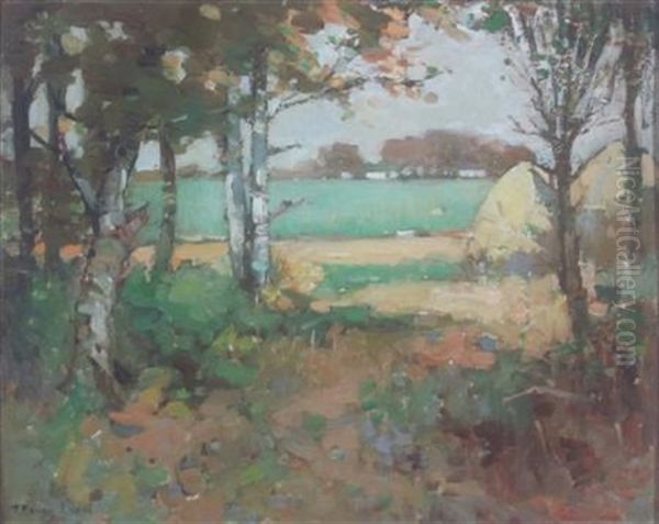 The Fringe Of The Wood At Auchincruive, Ayr Oil Painting by Thomas Bonar Lyon