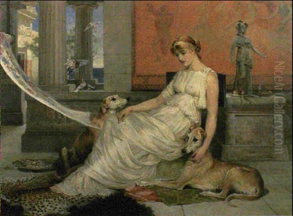 Penelope Oil Painting by Percy Macquoid