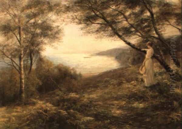 Distant Thoughts Oil Painting by John MacWhirter