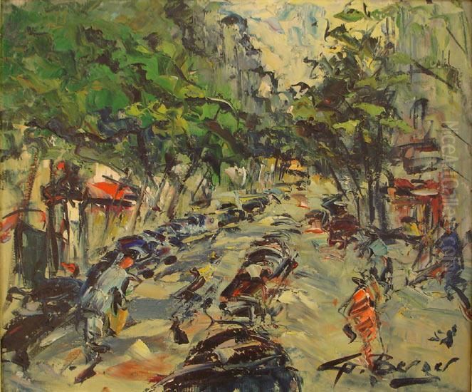 Les Peniches Oil Painting by Paul Berger