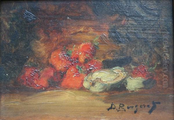 Nature Morte Oil Painting by Denis Pierre Bergeret