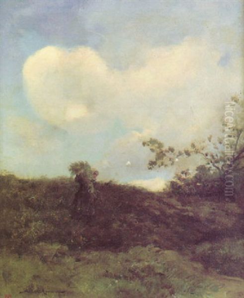 Primavera En Herbes Oil Painting by Gustave Maincent