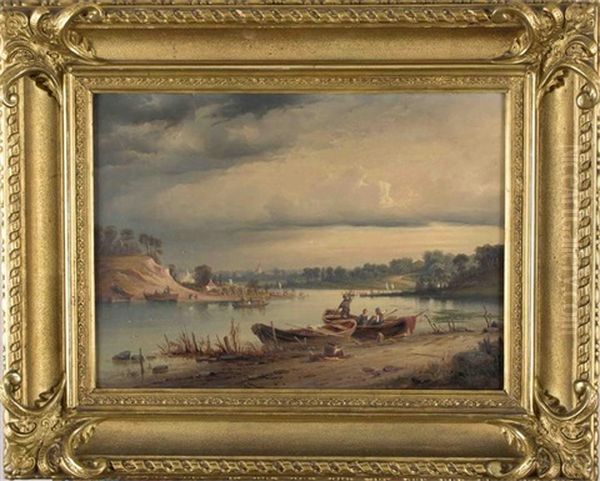Am Stettiner Haff Oil Painting by Karl Malchin