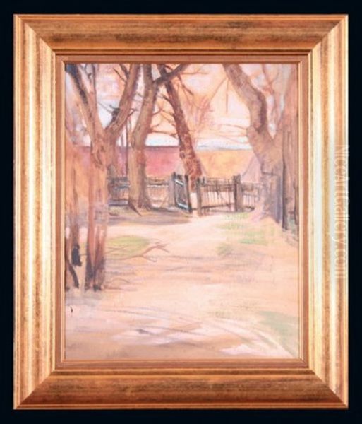 Pejzaz I Oil Painting by Jacek Malczewski