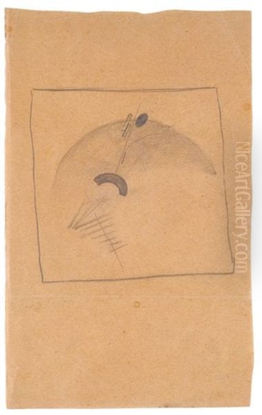 Vision Cosmique Oil Painting by Kazimir Malevich