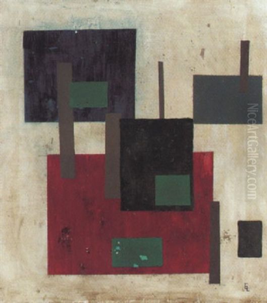Ohne Titel Oil Painting by Kasimir Sevrinovitch Malevich