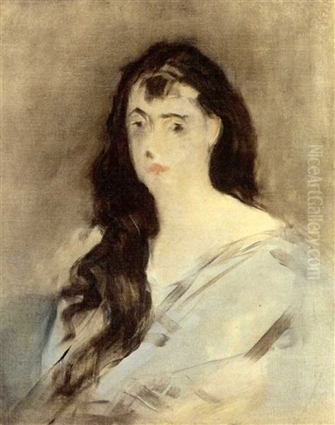 Jeune Femme Aux Cheveux Defaits Oil Painting by Edouard Manet
