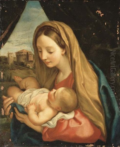 The Madonna And Child Oil Painting by Carlo Maratta