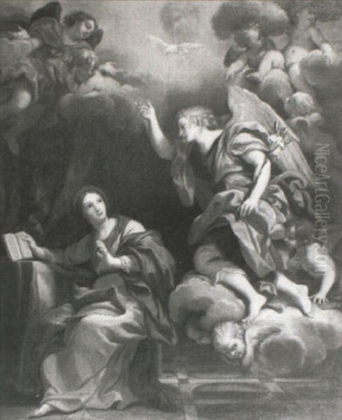 The Annunciation Oil Painting by Carlo Maratta