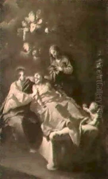 Der Tod Des Heiligen Joseph Oil Painting by Carlo Maratta