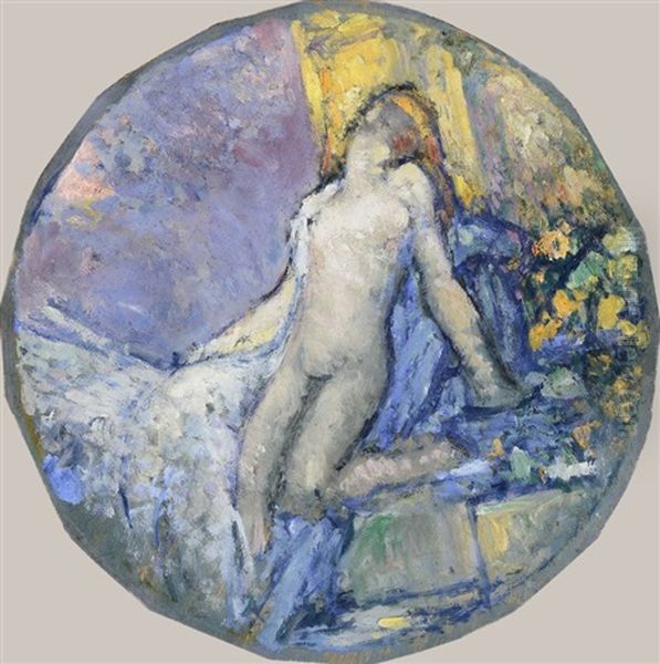 Odalisque Oil Painting by Pierre Amedee Marcel-Beronneau