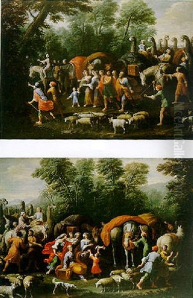 Jacob Quittant La Mespotamie Oil Painting by Alessio De Marchis