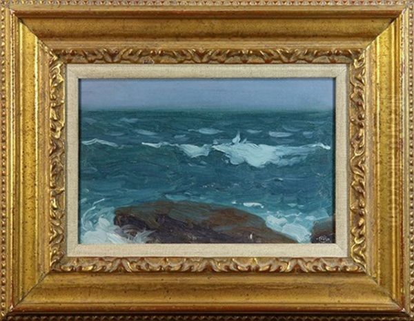 Seascape Oil Painting by Xavier Martinez