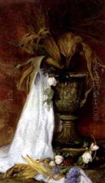 Stilleben Oil Painting by Carola Baer von Mathes