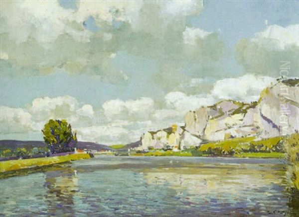 Riviergezicht Oil Painting by Paul Mathieu