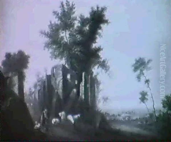 Pastorale Oil Painting by Paul Mathieu